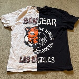 Rawgear Black and White Graphic Tee